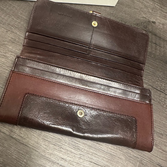 Chloe Dark Brown Leather Wallet - Picture 3 of 7